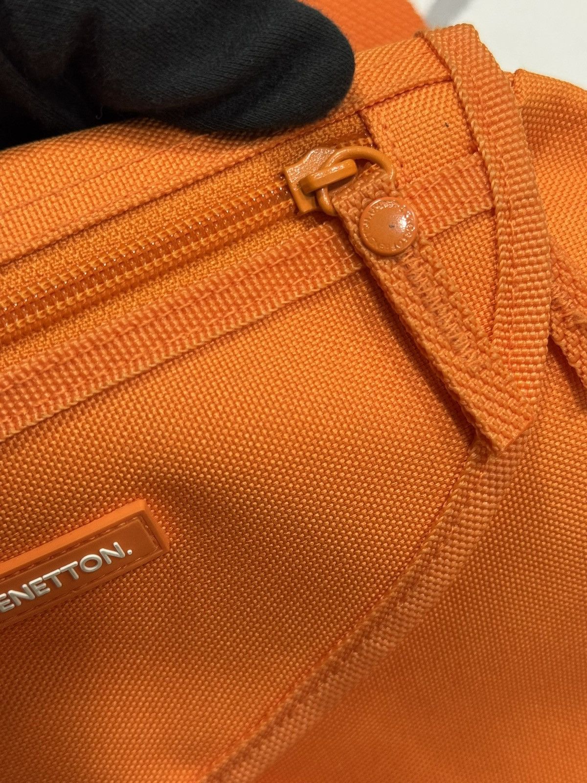 United Colors Of Benetton United Colors of Benetton Monochromatic Sling Bag Orange Size ONE SIZE - 10 Thumbnail