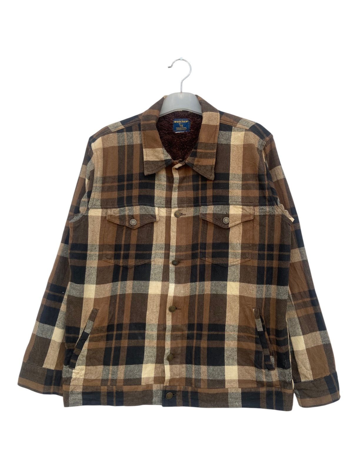 Woolrich Trucker Sherpa Style Jacket