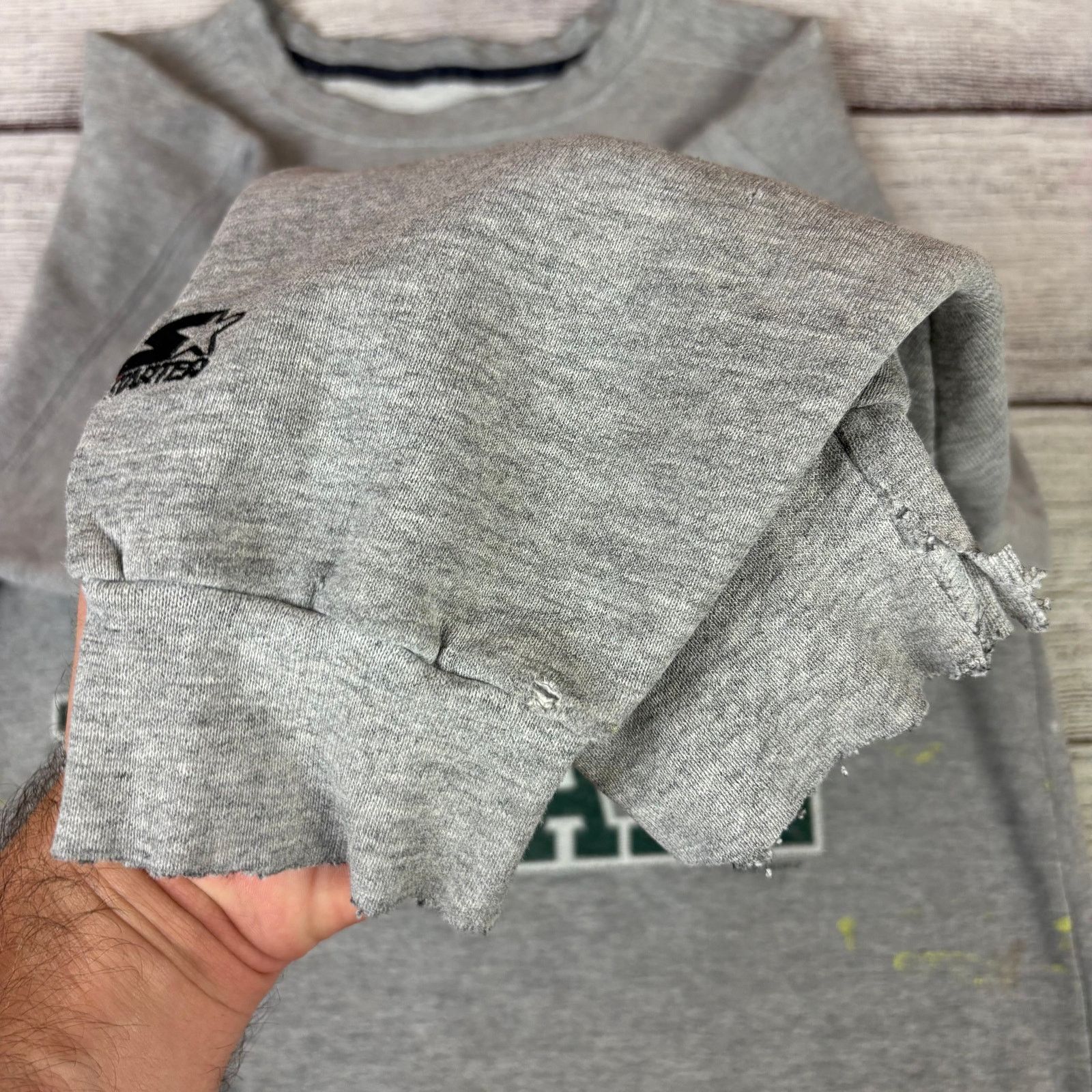 Starter × Vintage Vintage 1996 Green Bay Packers Starter Distressed Crewneck Size US L / EU 52-54 / 3 - 6 Thumbnail