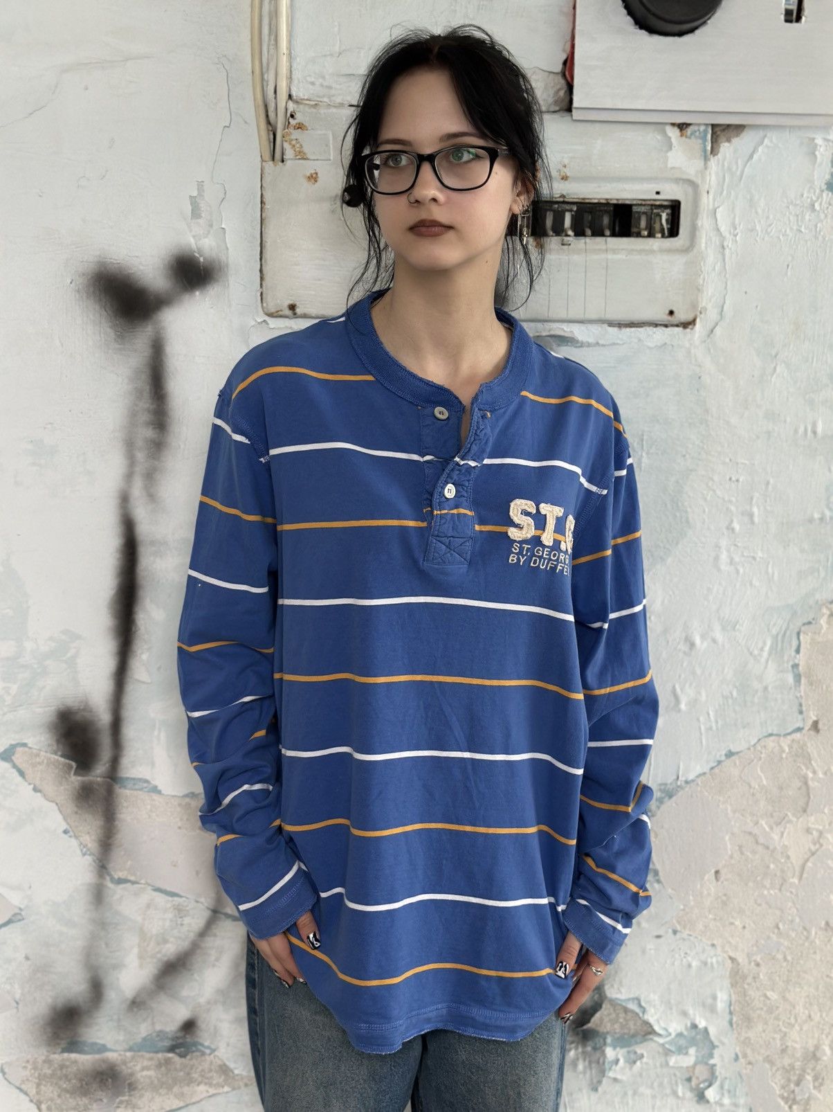 Y/Project VTG Mans Stripped Long-sleeve T-shirts St.George Size XL 00s Size US XL / EU 56 / 4 - 1 Thumbnail