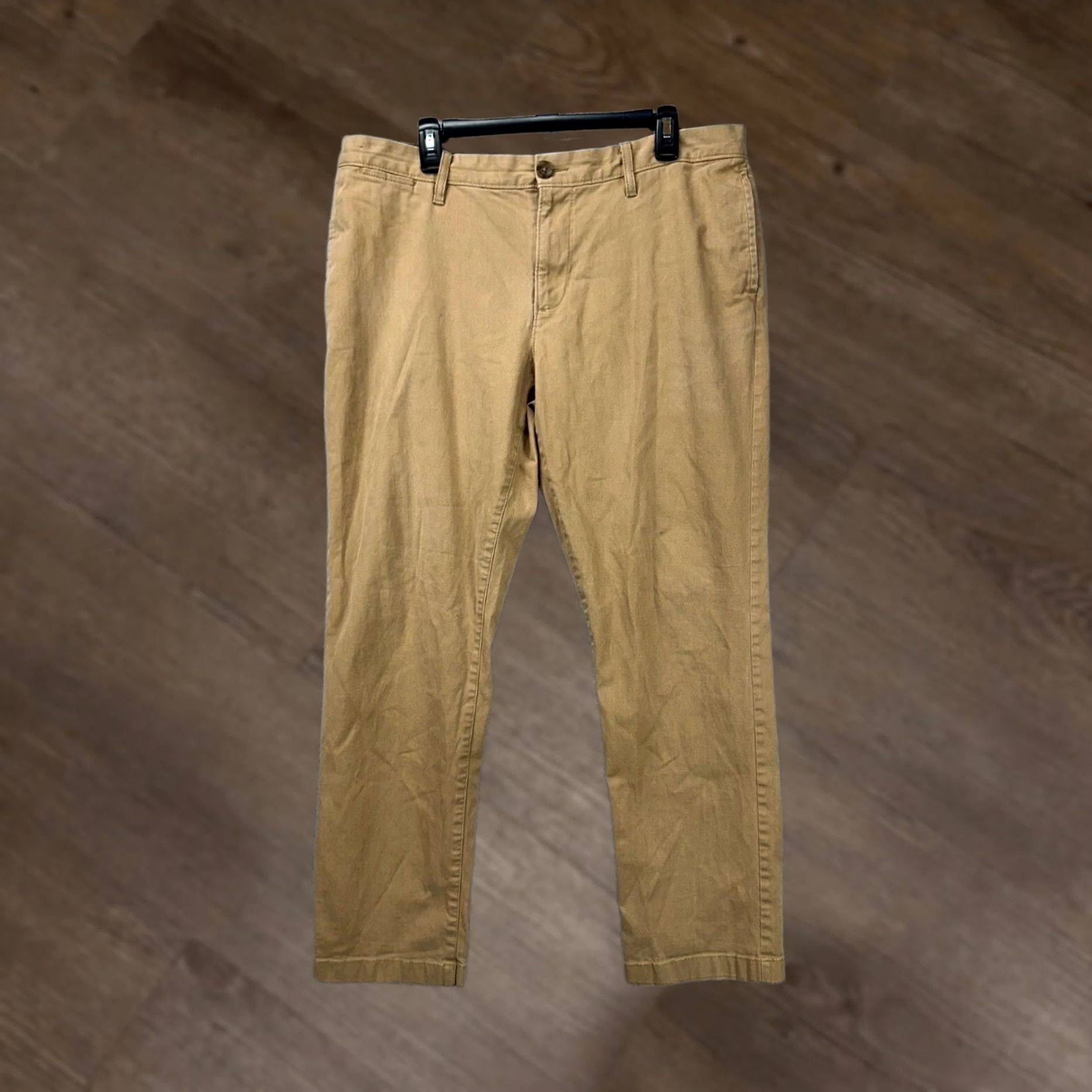 Vintage Wallin Bros. Mens Khakis Chino Pants Tan 38X30 Straight Leg Flat Front Pockets Size US 38 / EU 54 - 1 Thumbnail