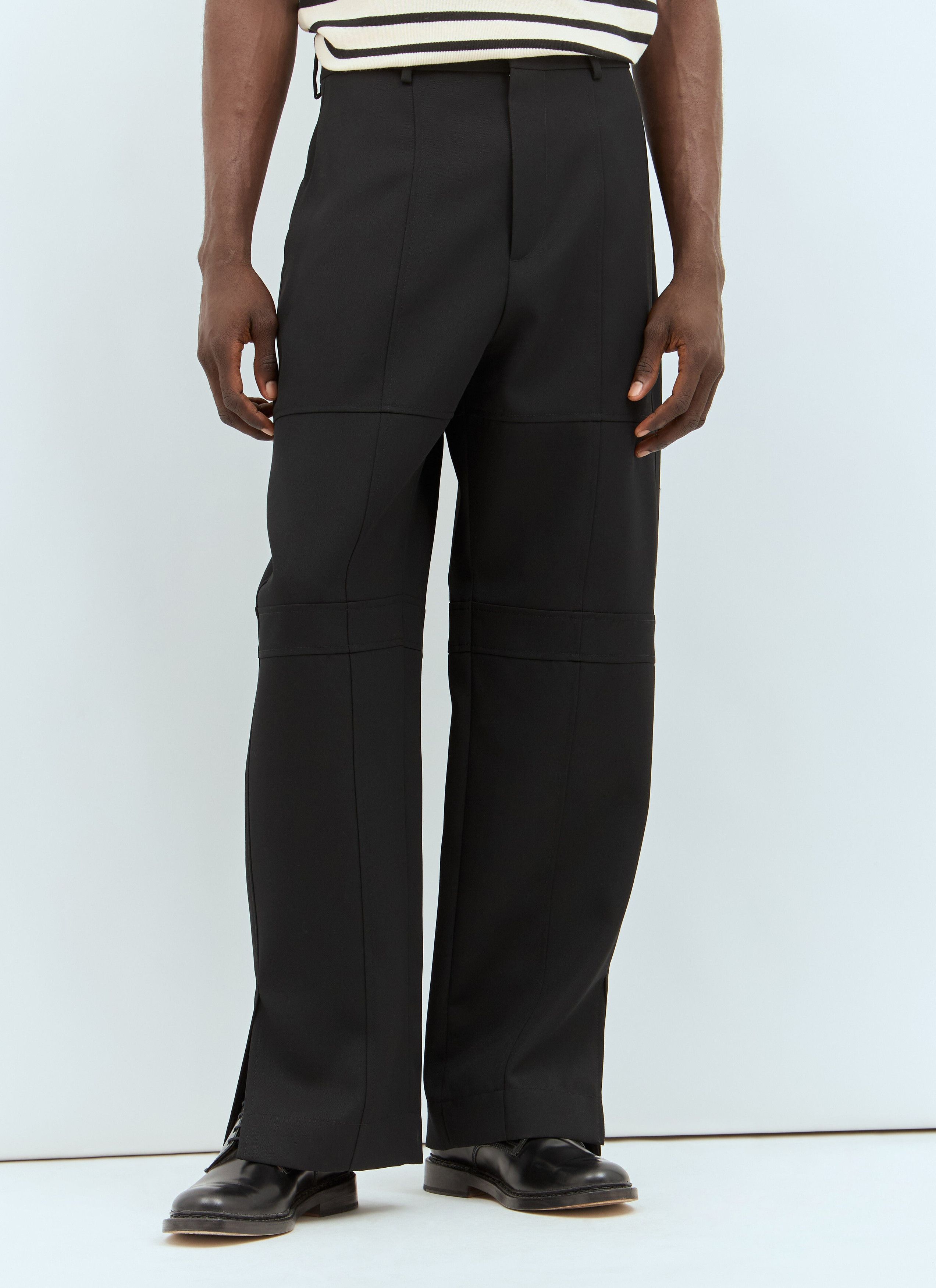 Jil Sander o1mt1gz0426 Casual Pant in Black Size US 30 / EU 46 - 1 Thumbnail