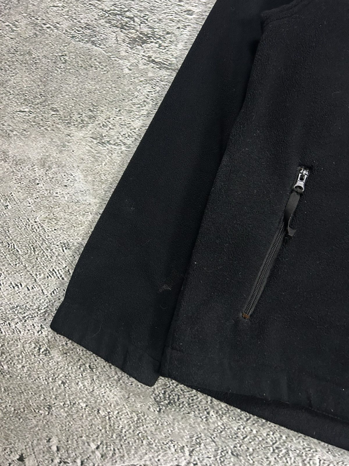 Mercedes-Benz × Vintage Mercedes Fleece Jacket Y2K Vintage Racing Moto black Size US XL / EU 56 / 4 - 4 Thumbnail