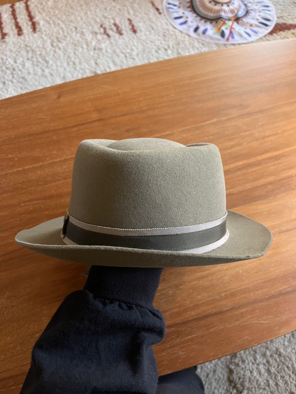 Goorin Bros. Wool Felt Goorin Bros Brothers Fedora Hat Green XXL 7 7/8 Size ONE SIZE - 4 Thumbnail