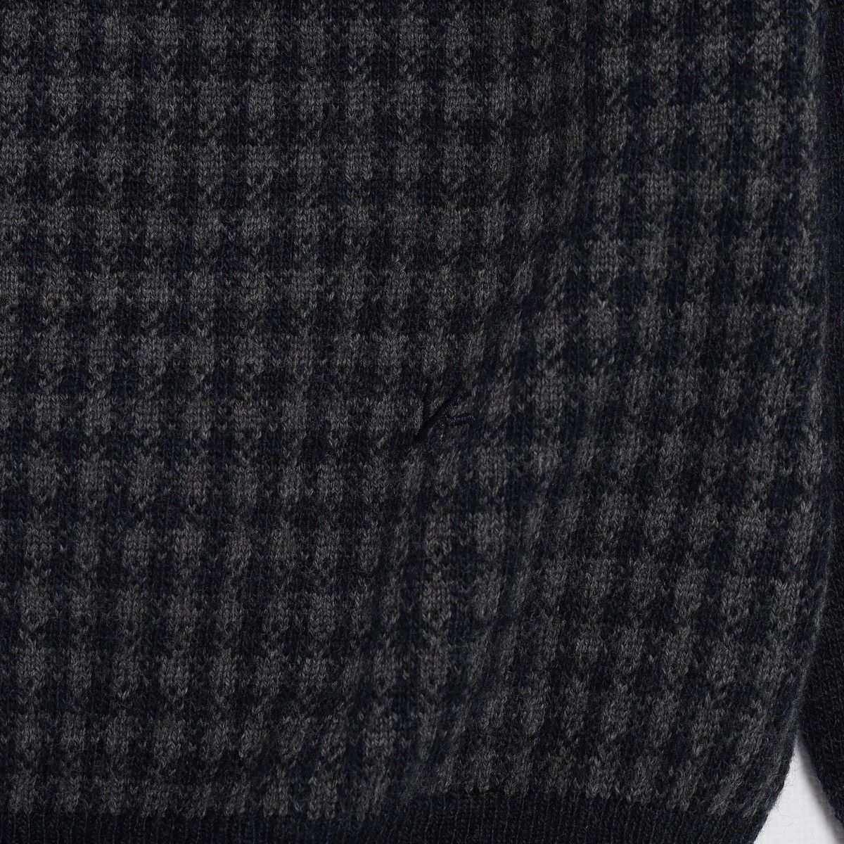 Isaia Isaia Napoli Wool Cashmere Plaid Check Navy Cardigan Sweater Size US XL / EU 56 / 4 - 5 Thumbnail