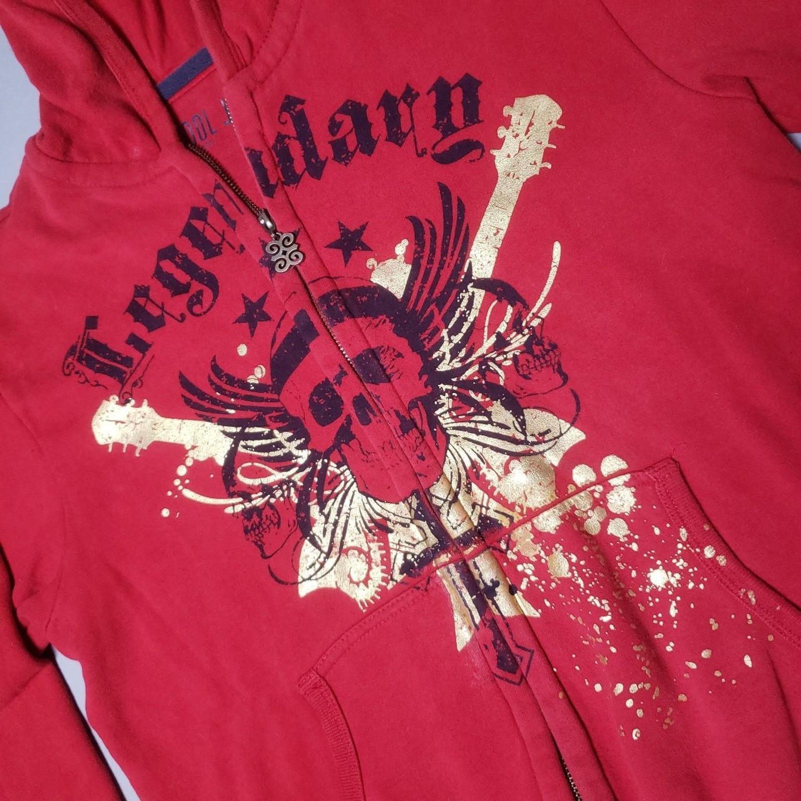 Vintage LL Cool J Legendary skull zip up hoodie Mens Large Size US L / EU 52-54 / 3 - 1 Thumbnail