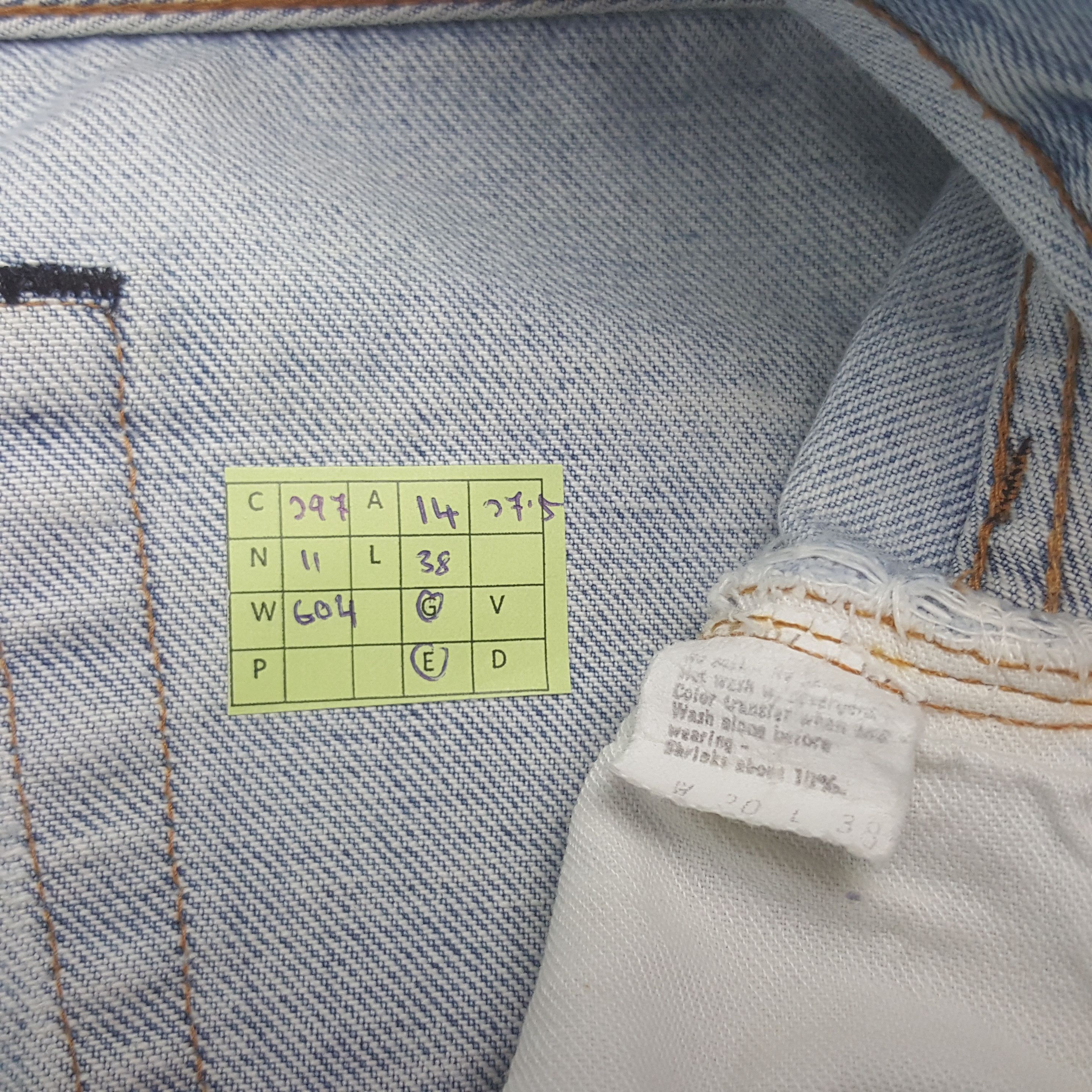 Levi's Vintage Levi's 501 Selvedge Grunge Denim Jeans C297N11 Size US 28 / EU 44 - 9 Thumbnail