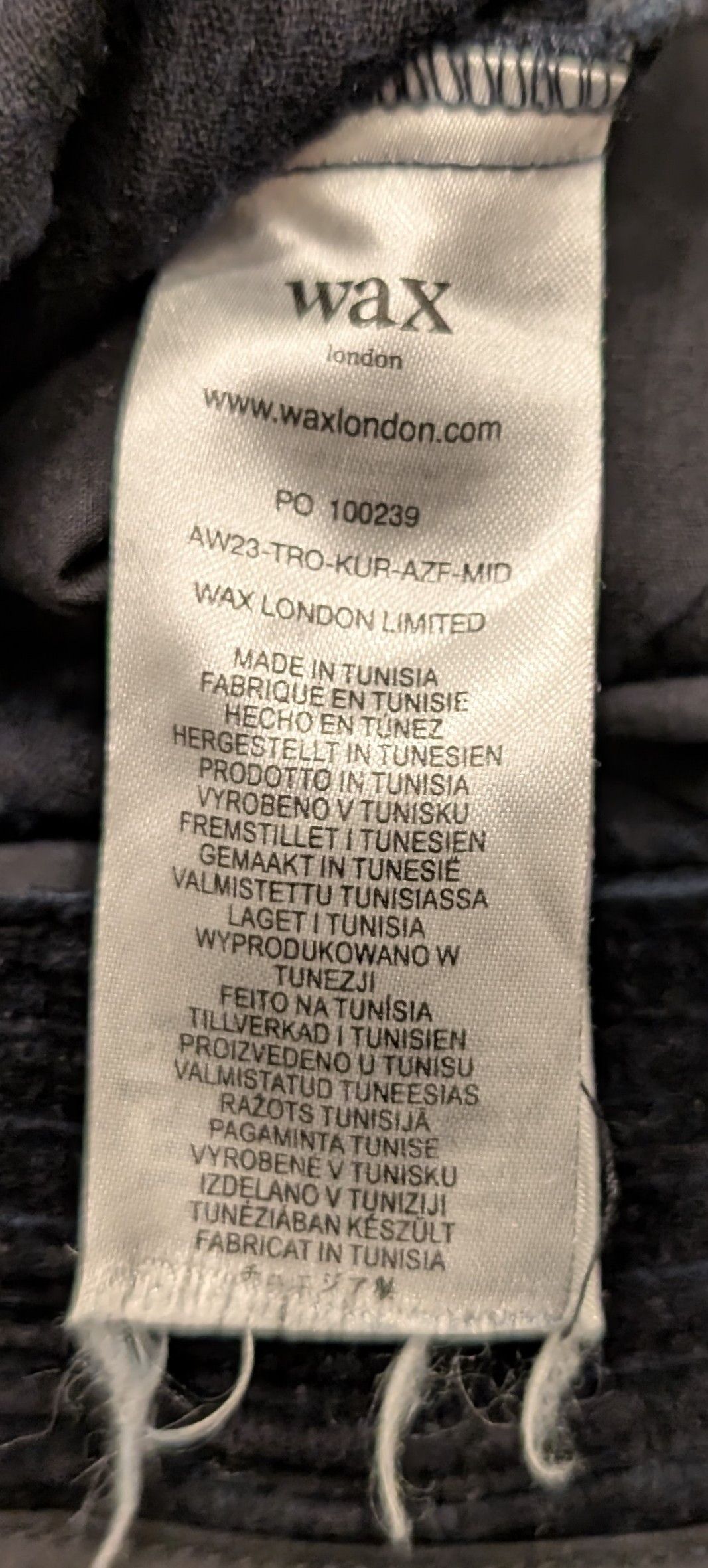 Wax London Wax London Kurt Corduroy Trousers Cotton Made in Tunisia Size US 30 / EU 46 - 4 Thumbnail