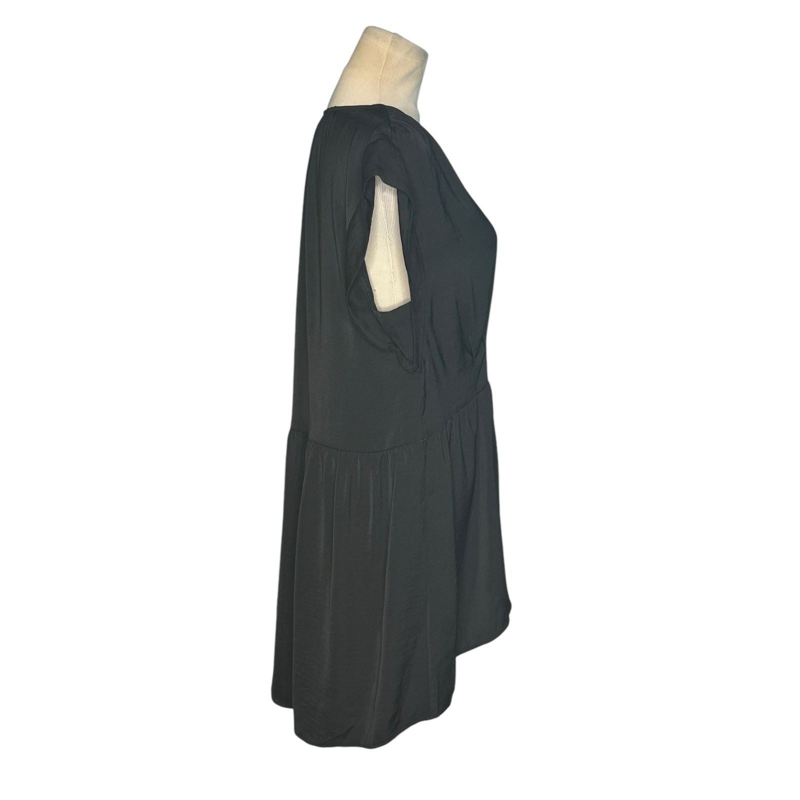 Express Express black short sleeves hi low tunic blouse size M Size M / US 6-8 / IT 42-44 - 6 Thumbnail