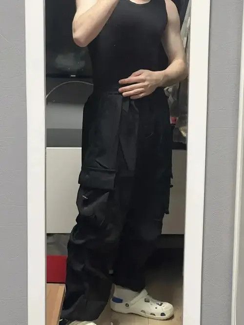 VIBE Cargo Pants Multi-pocket With Elastic Size US 32 / EU 48 - 3 Thumbnail