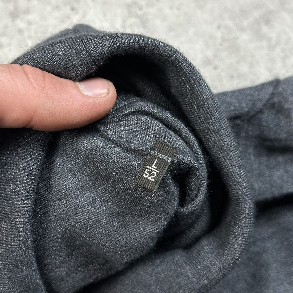 Ermenegildo Zegna Ermenegildo Zegna Polo Neck Jumper Sweater Cashmere Silk Size US L / EU 52-54 / 3 - 7 Thumbnail