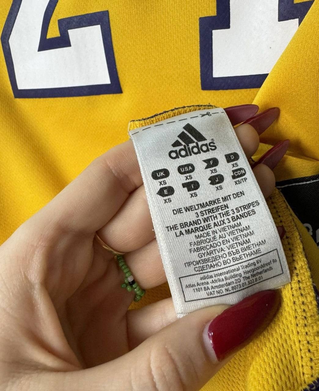 NBA Lakers Los Angels Kobe Bryant Adidas Jersey Basketball Size US S / EU 44-46 / 1 - 9 Thumbnail