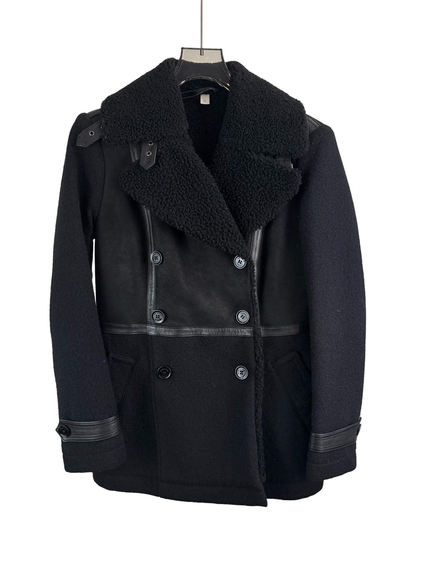 Burberry Burberry Brit Shearling Wool Jacket UK 8 Size S / US 4 / IT 40 - 1 Thumbnail