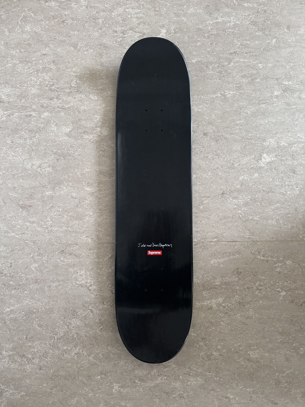 Supreme Supreme x Chapman Brothers Cross Skate Deck FW12 Black Size ONE SIZE - 2 Thumbnail