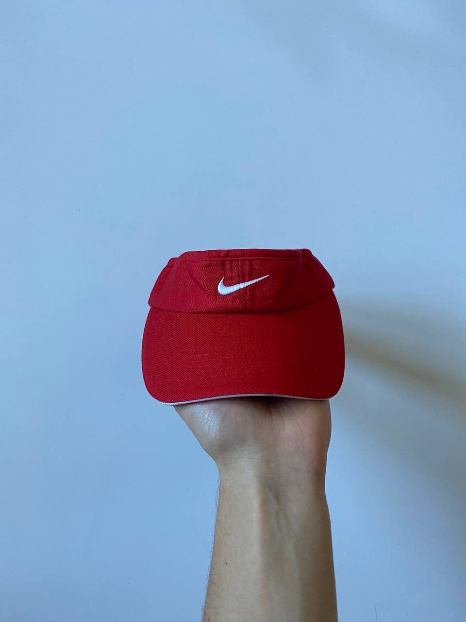 Nike Vintage Tennis Cap Nike 90’s Y2K drill Visor OS Size ONE SIZE - 1 Thumbnail
