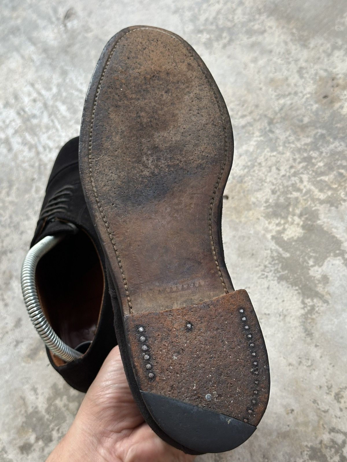 Alfred Sargent Alfred Sargent Limited Edition Suede Cap-Toe Oxford Shoes Size US 5 / EU 37 - 10 Thumbnail