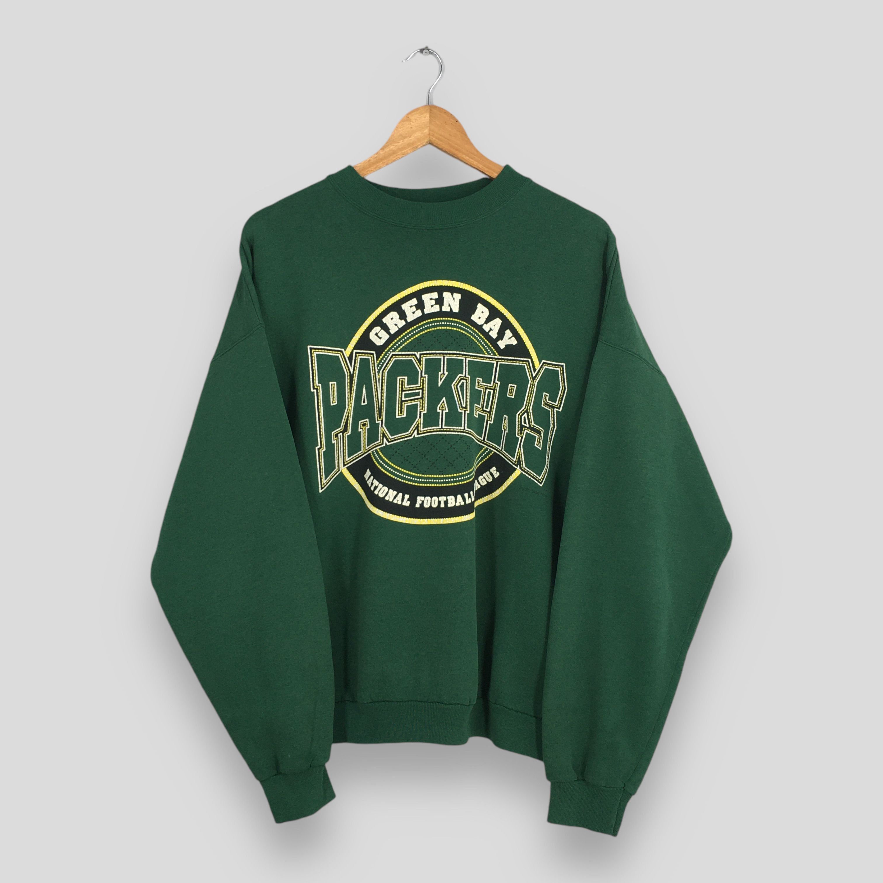 Hanes × NFL × Vintage Vintage Green Bay Packers Football NFL Sweatshirt 2XLarge Size US XXL / EU 58 / 5 - 1 Thumbnail