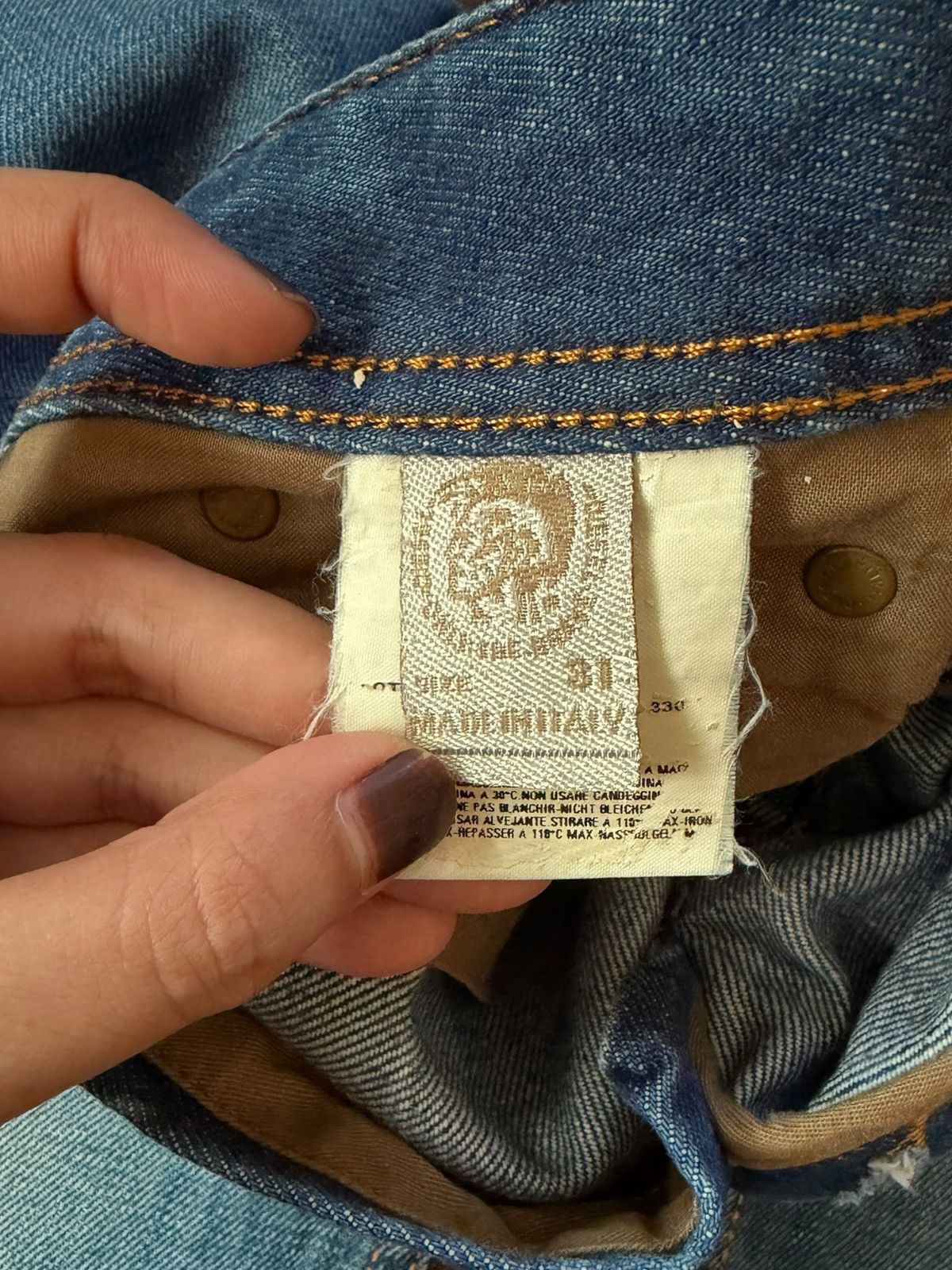 Diesel Vintage Italy Diesel Viker Clawmark Distress Loose Jeans Size US 32 / EU 48 - 5 Thumbnail