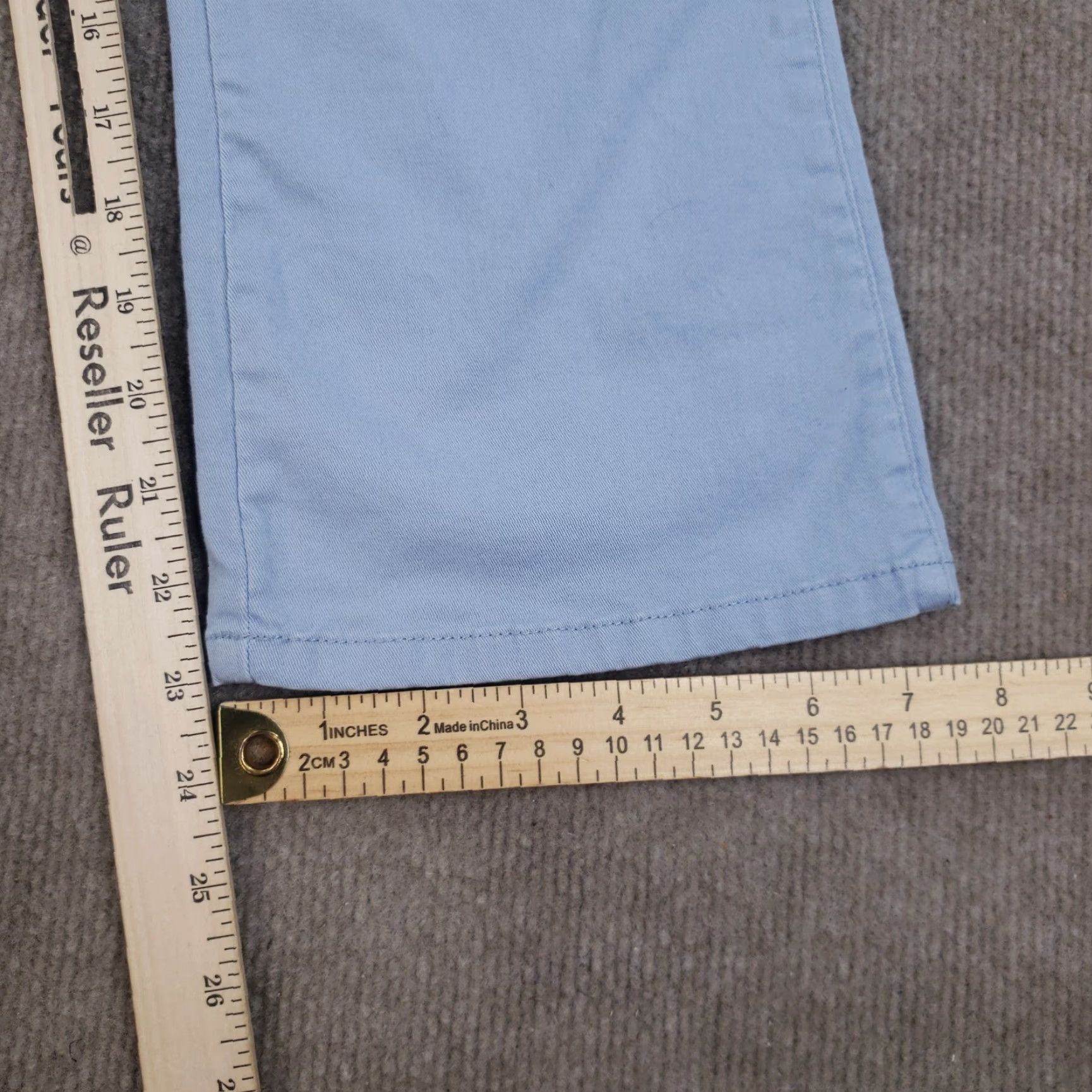 Ralph Lauren Ralph Lauren Polo Jeans Co Women Blue Straight Leg Ankle Stretch Pants Size 4 (30x23) Size 27" / US 4 / IT 40 - 3 Thumbnail