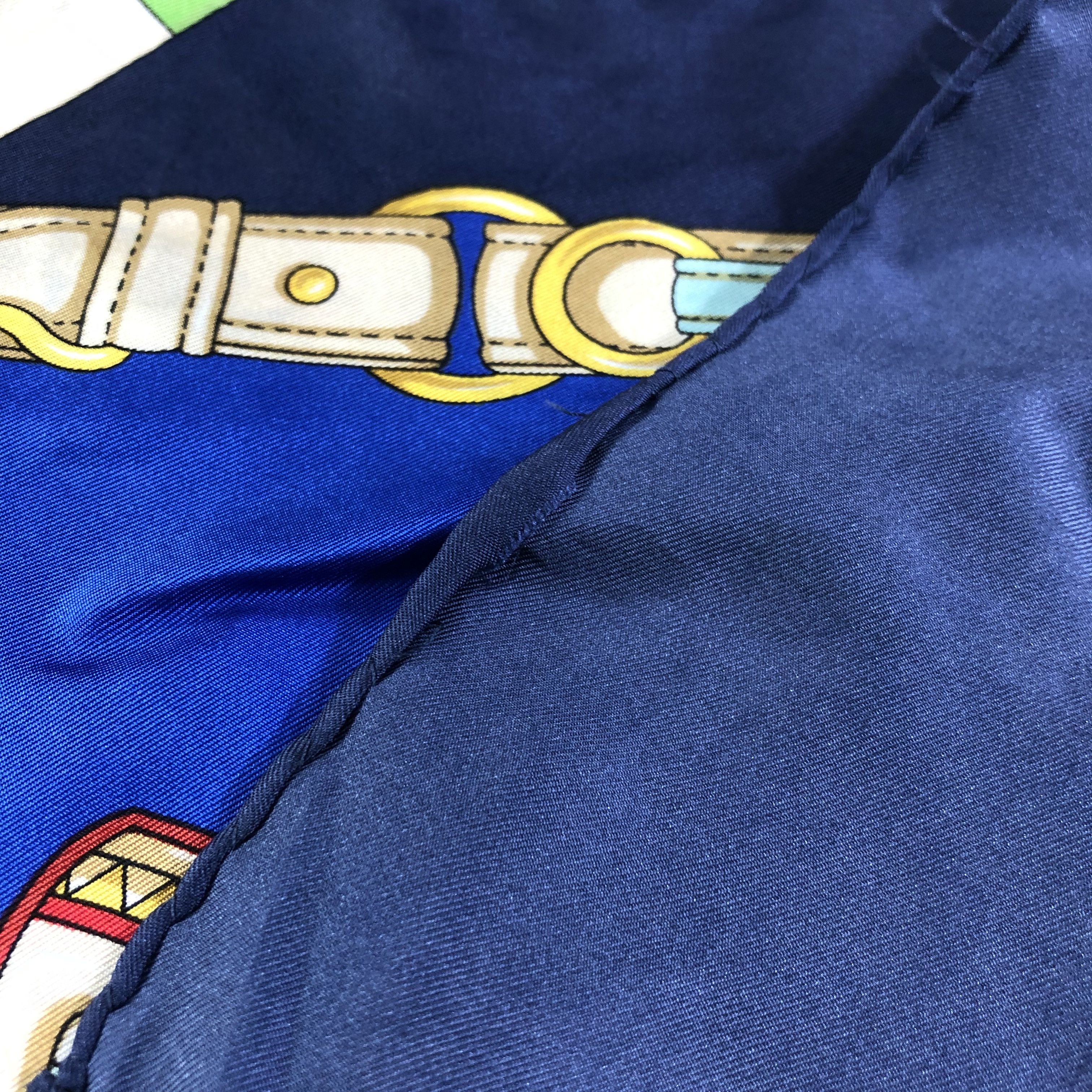 Japanese Brand Vintage Rodier Luxury Hand Rolled Silk Scarf M490 Size ONE SIZE - 10 Thumbnail