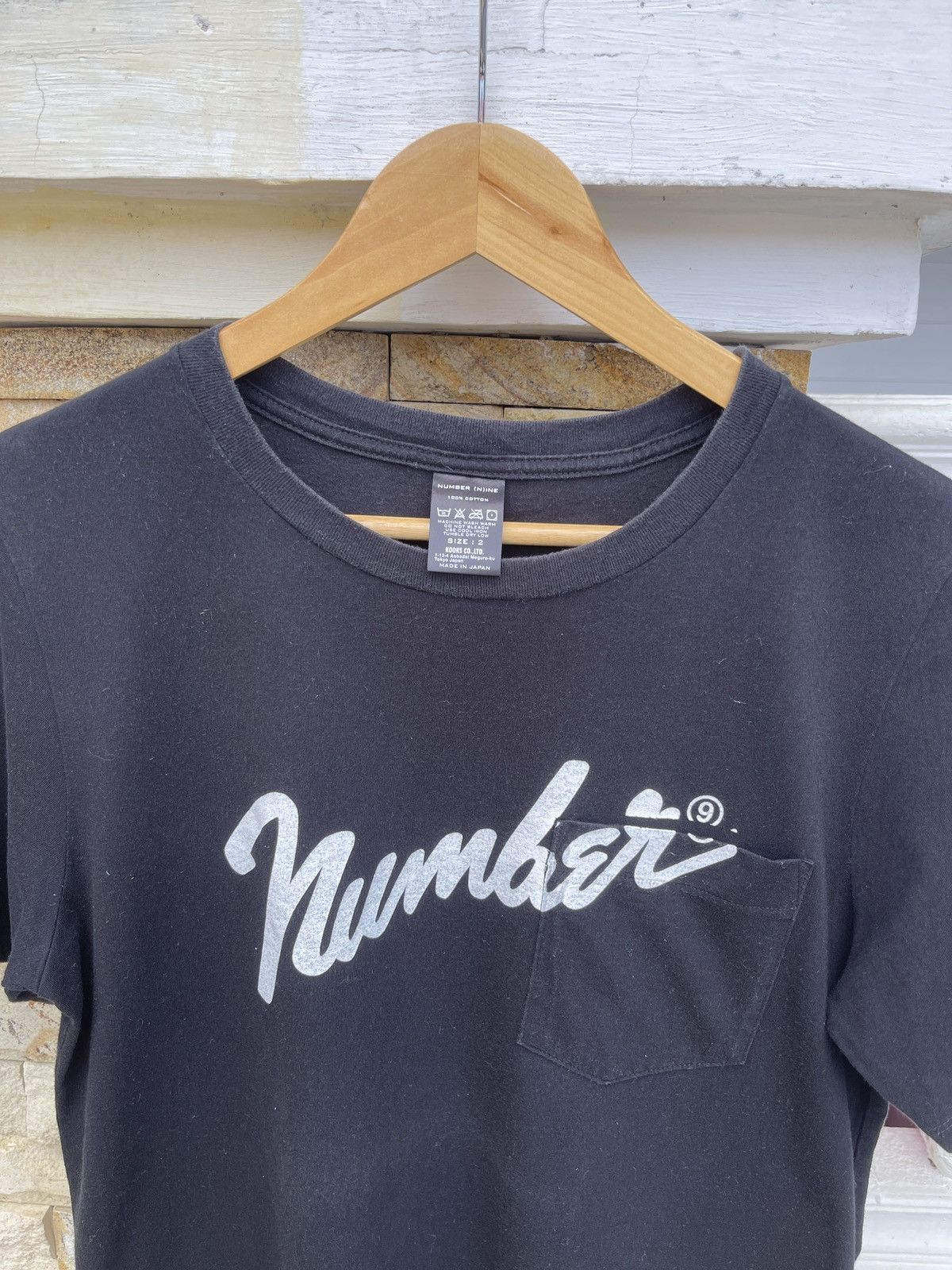 Last Drop🔥Rare🔥Number (N)ine Japan Pocket Tee