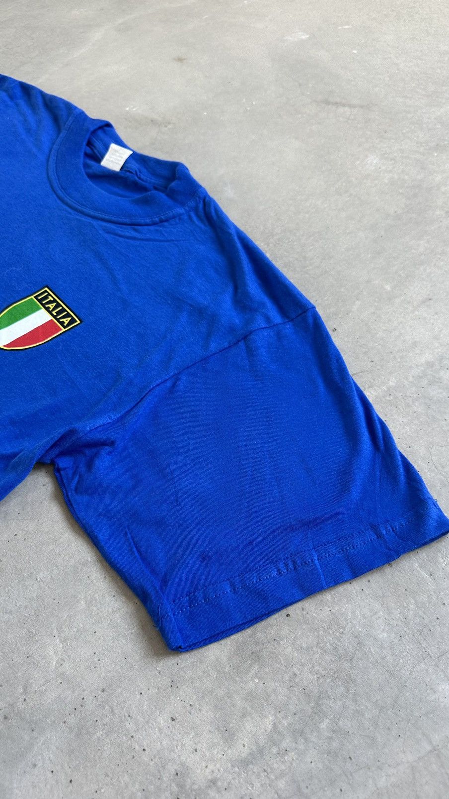 Vintage VINTAGE ITALIA SOCCER CHAMPION TEE Size US L / EU 52-54 / 3 - 5 Thumbnail