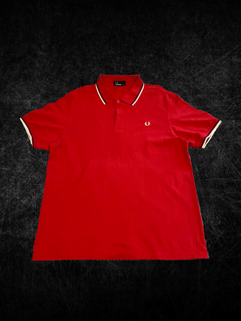 Fred Perry Vintage FRED PERRY Red Polo Shirt Small Minimalistic Logo Size US XL / EU 56 / 4 - 1 Thumbnail