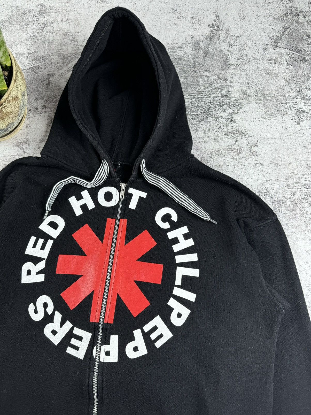 Band Tees 90S Red Hot Chili Peppers RHCP Rap Black GTS Tour Zip Hoodie Size US L / EU 52-54 / 3 - 5 Thumbnail