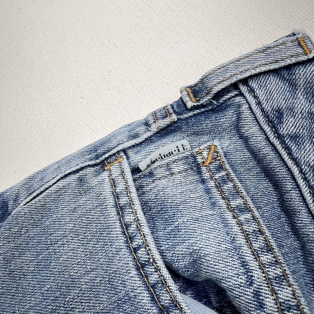 Carhartt Carhartt Jeans 14X32 Curvy Fit Blue Denim Washed Faded Worn Size 36" / US 14 / IT 50 - 8 Thumbnail