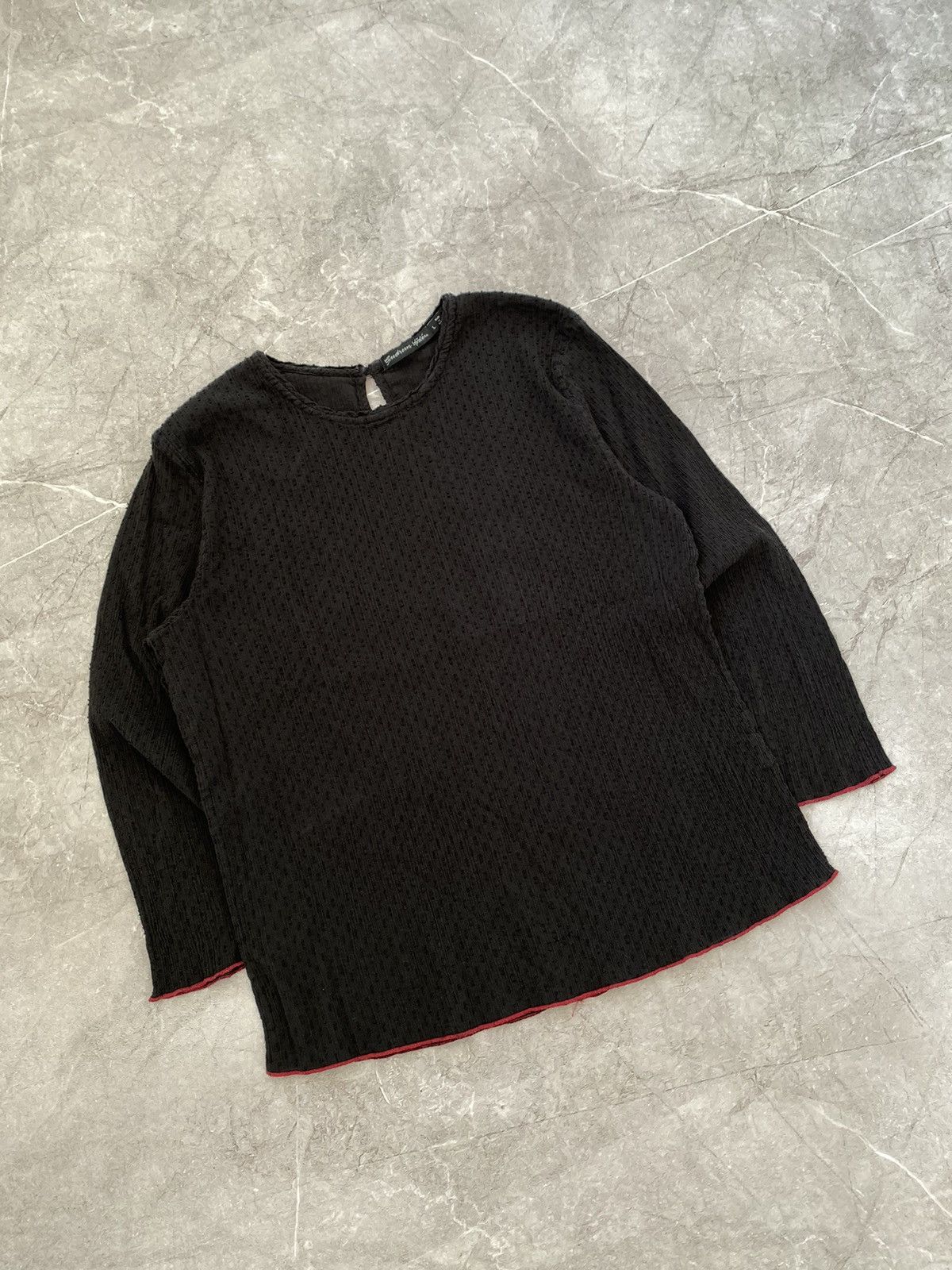 Gudrun Sjoden Gudrun Sjoden Blouse Long Sleeve Embroidered Cotton Tunic Size L / US 10 / IT 46 - 1 Thumbnail