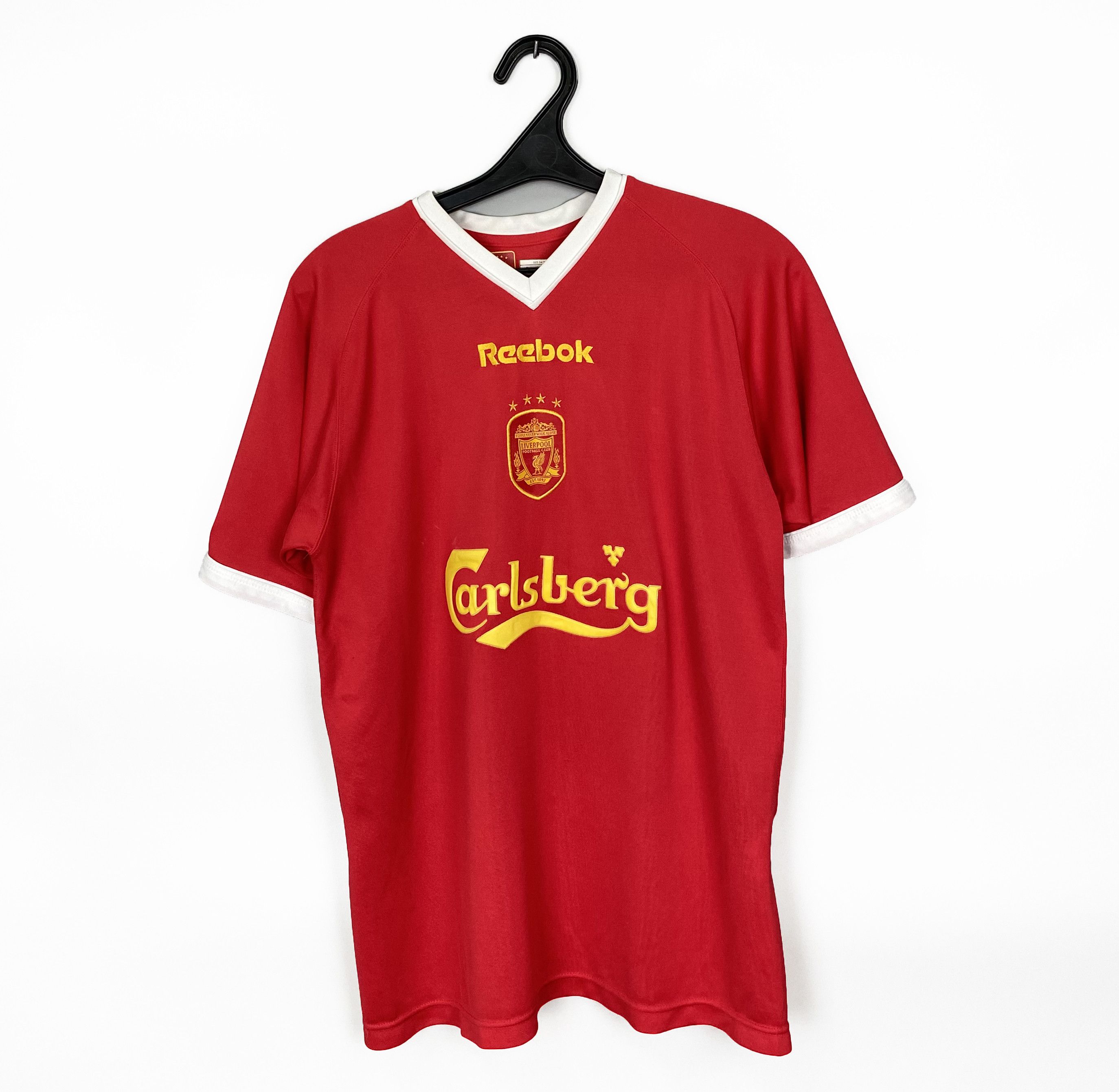 Reebok RIISE #18 LIVERPOOL 2001/03 EUROPEAN HOME JERSEY REEBOK Size US M / EU 48-50 / 2 - 6 Thumbnail