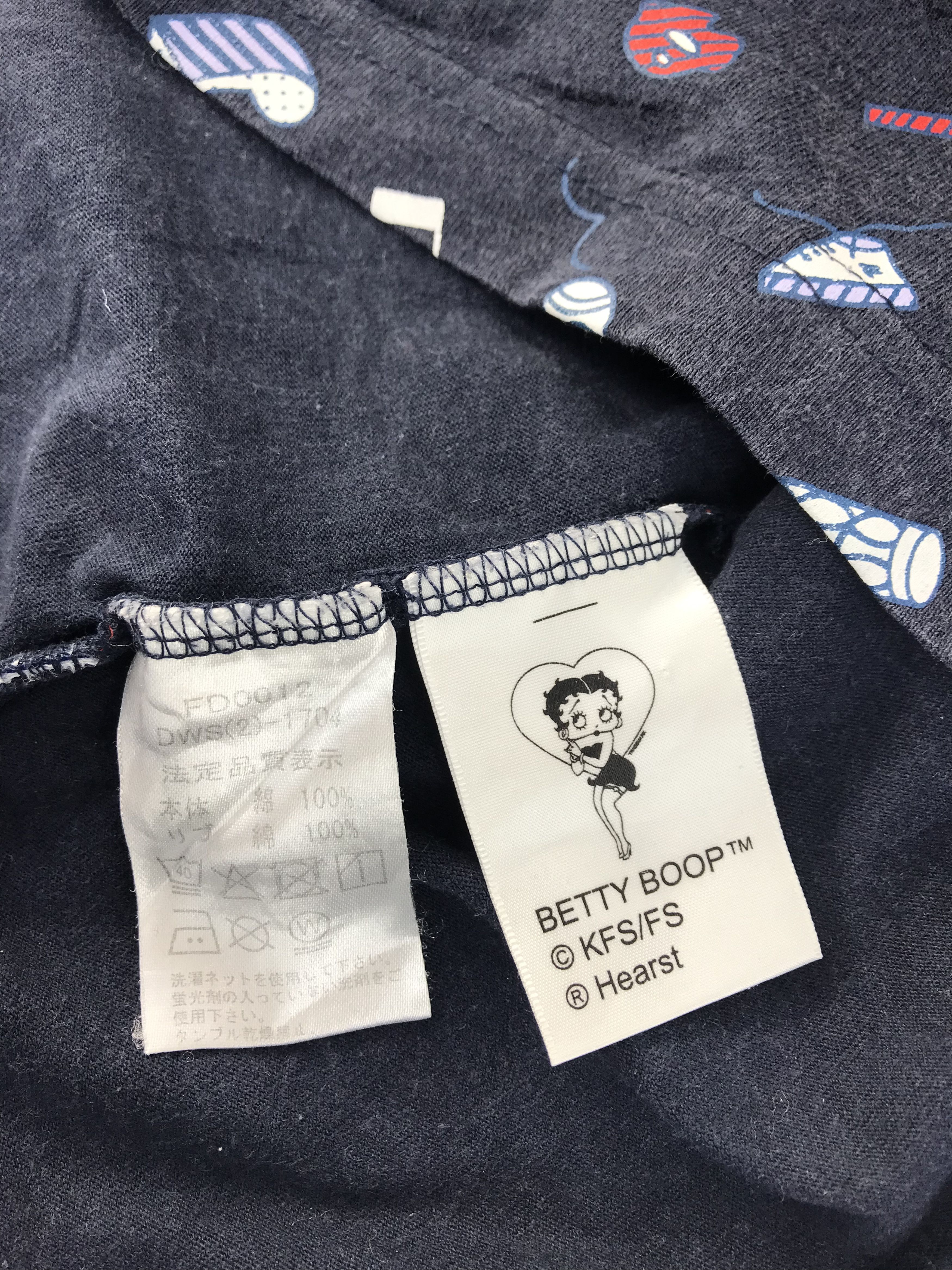 Fila Betty Boop X Fila Over Printed Logo Tee Unisex Size US L / EU 52-54 / 3 - 6 Thumbnail