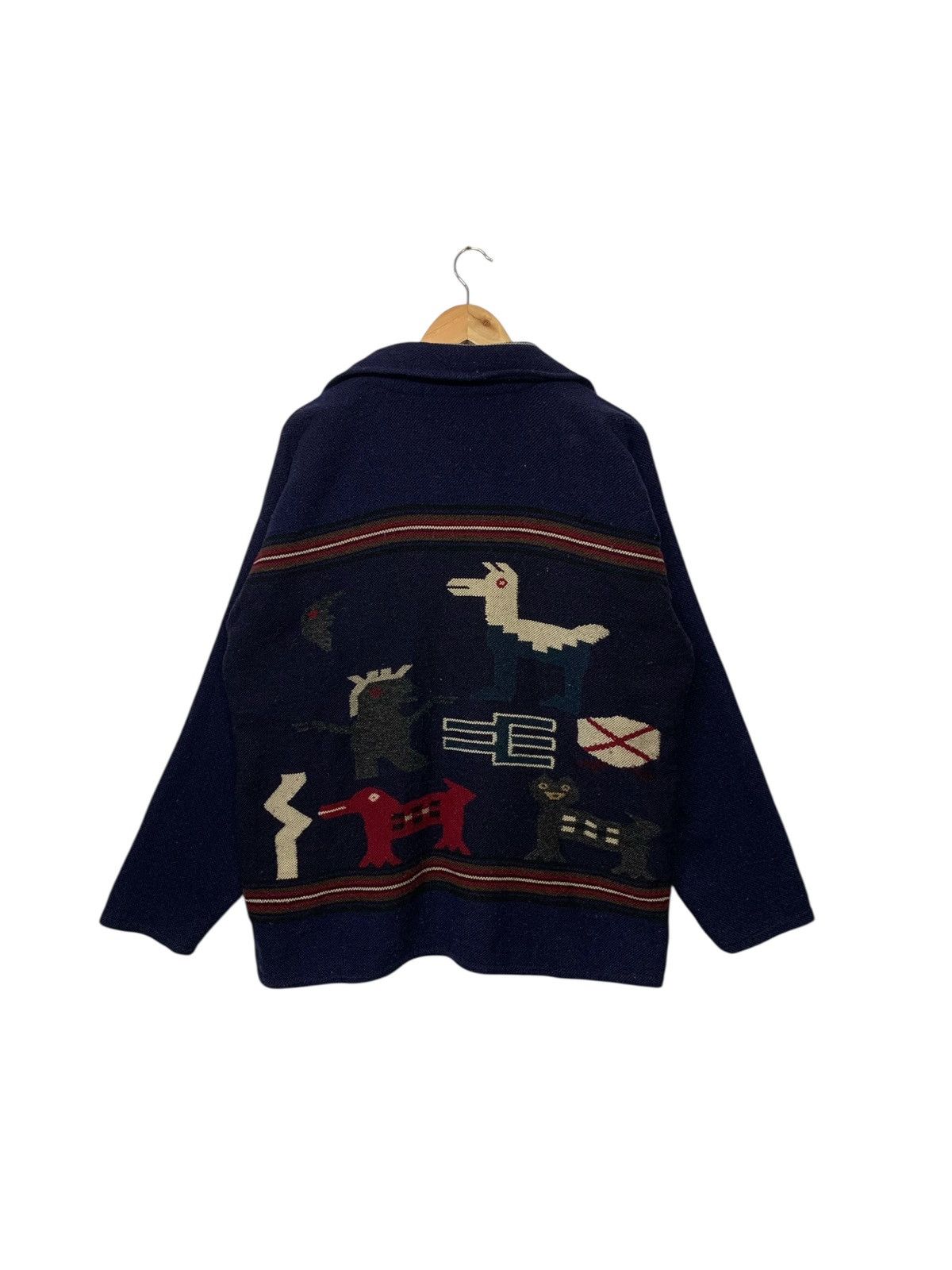 Handmade Vintage 90's Handmade Animal Motif Button Ups Jacket Size US L / EU 52-54 / 3 - 1 Thumbnail