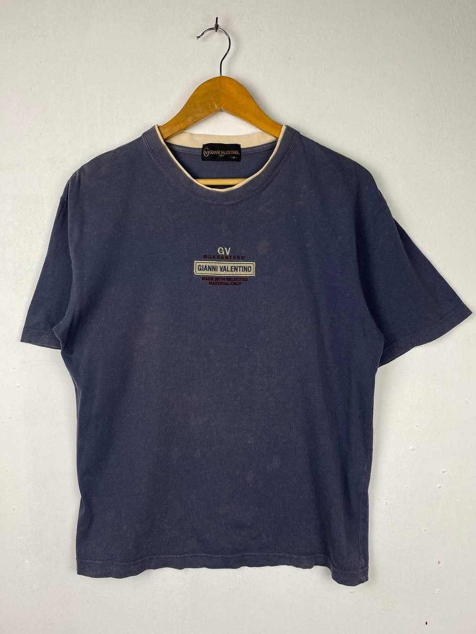 Gianni Valentino gianni valentino short sleeves tee embroided logo Size US M / EU 48-50 / 2 - 1 Thumbnail
