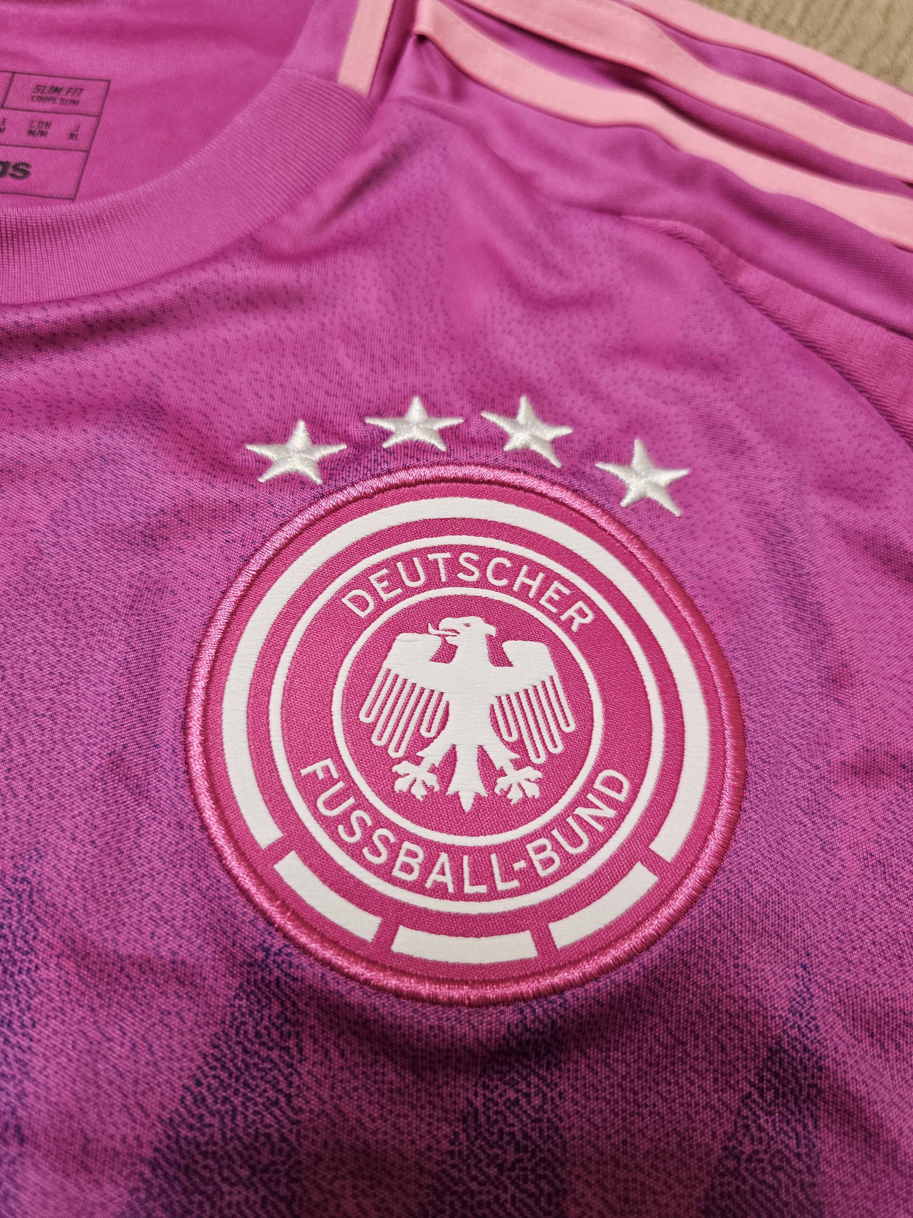 Adidas GERMANY 2024 AWAY EURO SANE FOOTBALL SHIRT SOCCER JERSEY Size US M / EU 48-50 / 2 - 4 Thumbnail