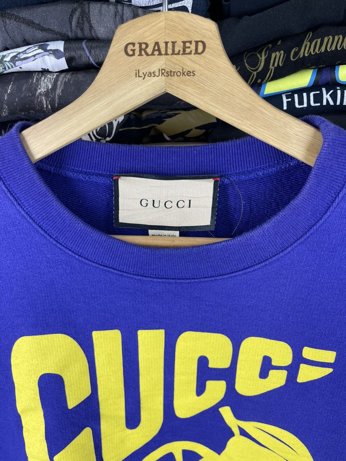 Gucci Gucci Lemon Sweatshirt Purple Size US M / EU 48-50 / 2 - 22 Thumbnail