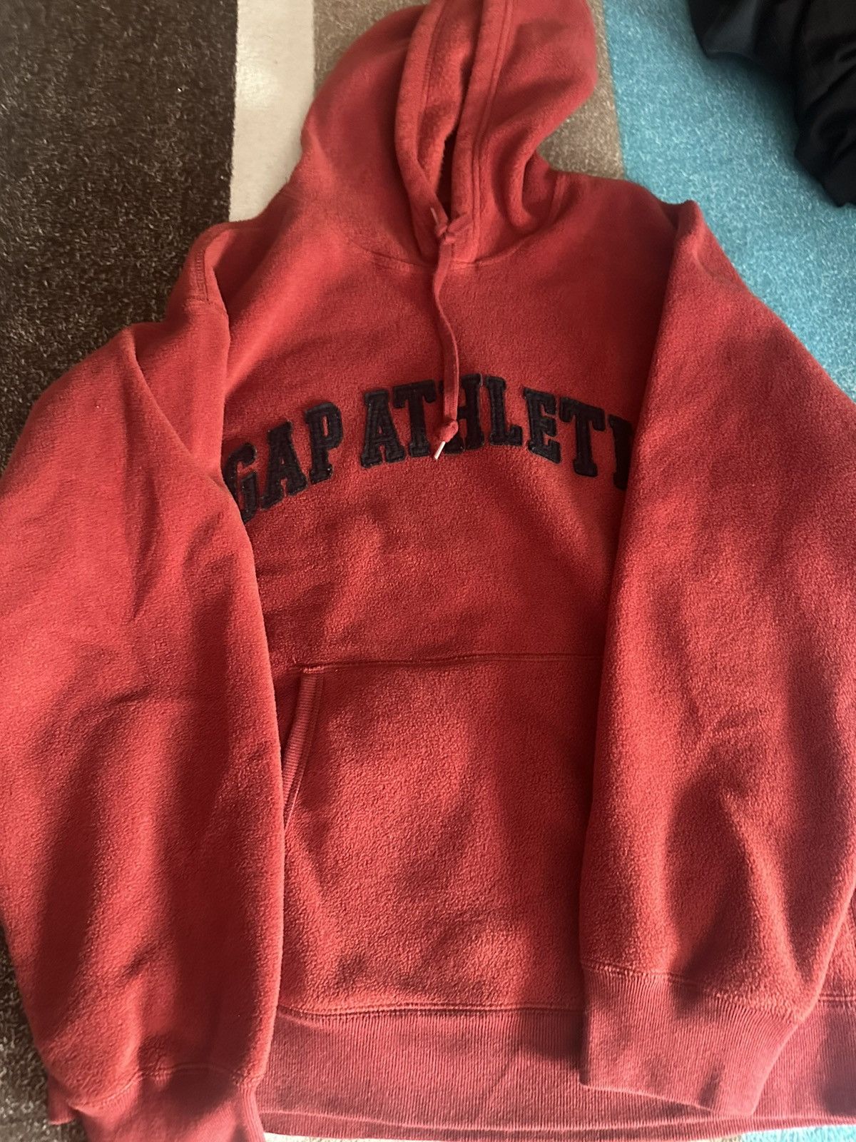 Gap × Palace Sz M- Palace x Gap Hood SS24 (Burgundy) | Grailed