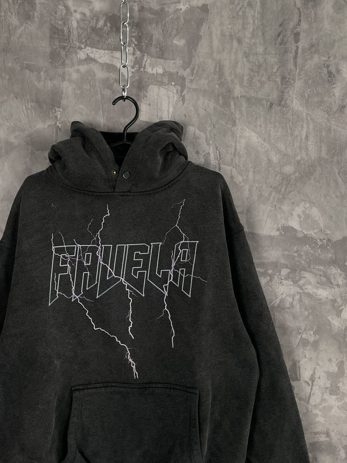 FAVELA Y2K Favela Clothing Skate Baggy Style Faded Grunge Hoodie Size US M / EU 48-50 / 2 - 4 Thumbnail