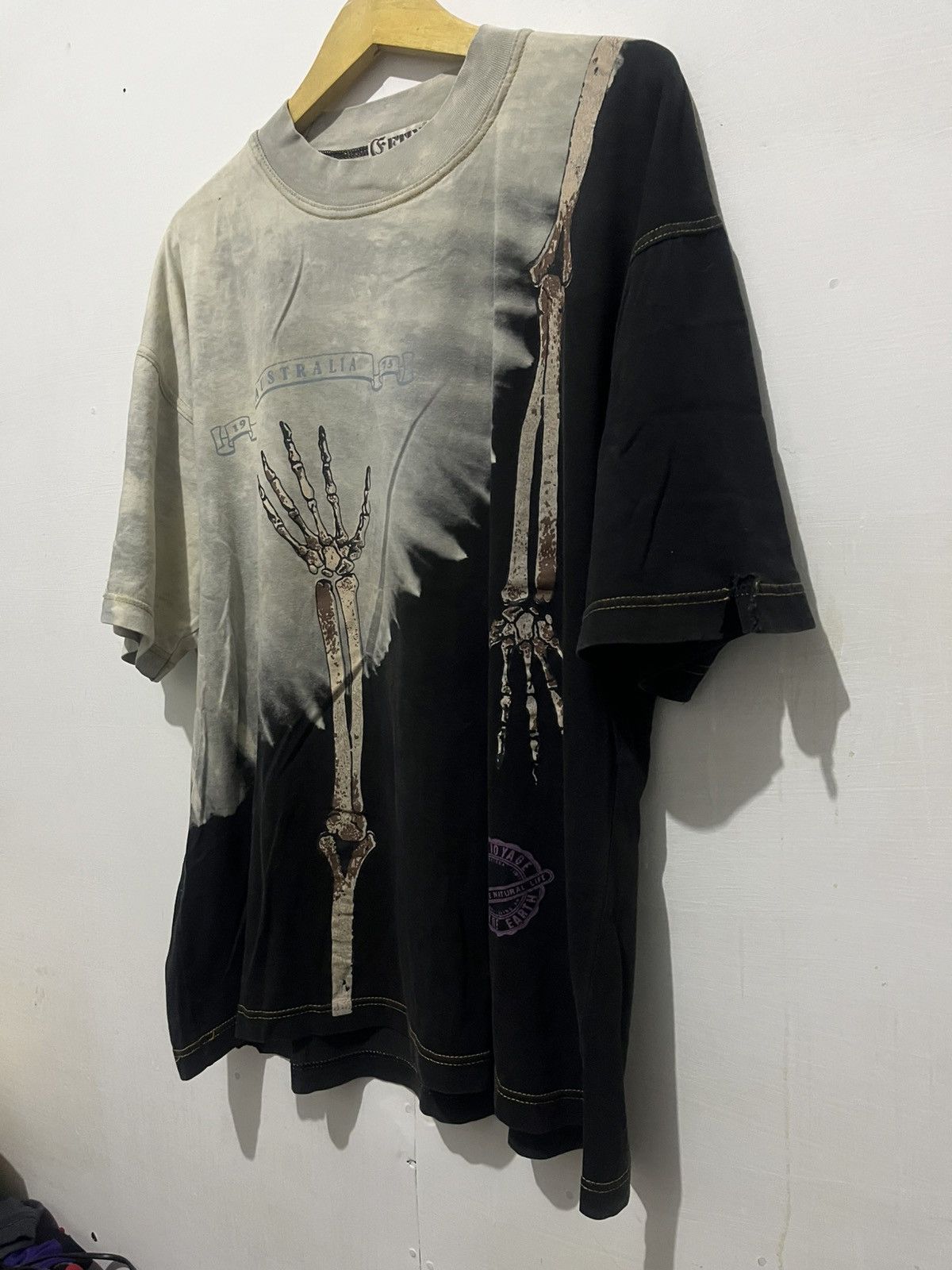 Japanese Brand Vintage Skull Tie Die T-Shirt Cs Etic Size US XL / EU 56 / 4 - 4 Thumbnail