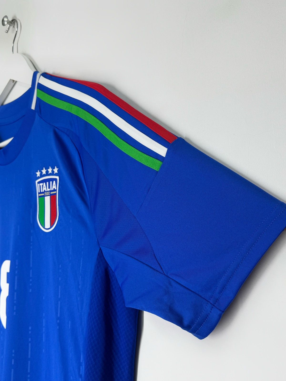 Adidas #8 Tonali Italy National Team 2024/25 Adidas Football Shirt Size US L / EU 52-54 / 3 - 6 Thumbnail