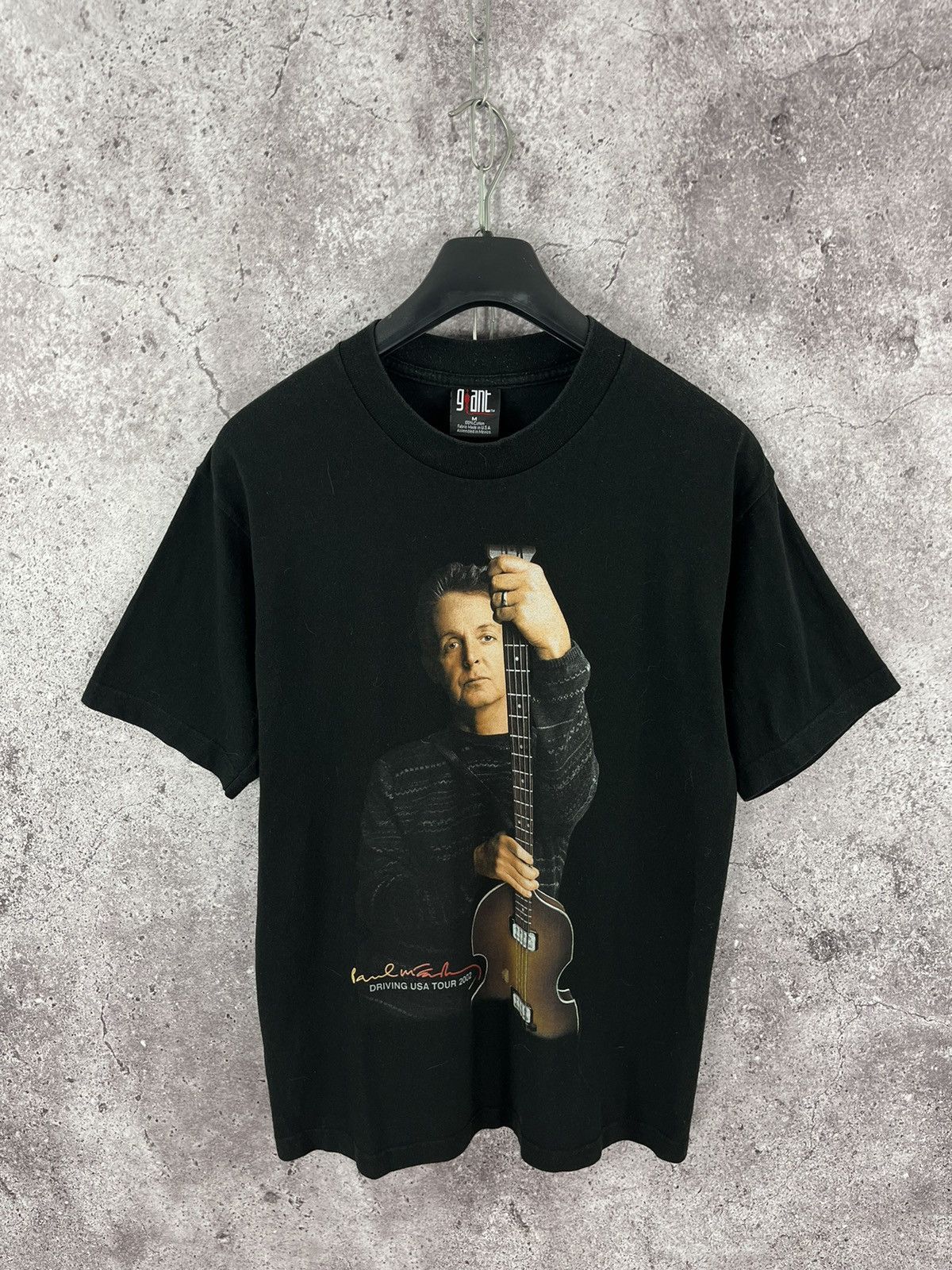 Band Tees × Giant × Vintage Paul McCartney Driving USA Tour 2002 T-Shirt Vintage Size M Size US M / EU 48-50 / 2 - 1 Thumbnail