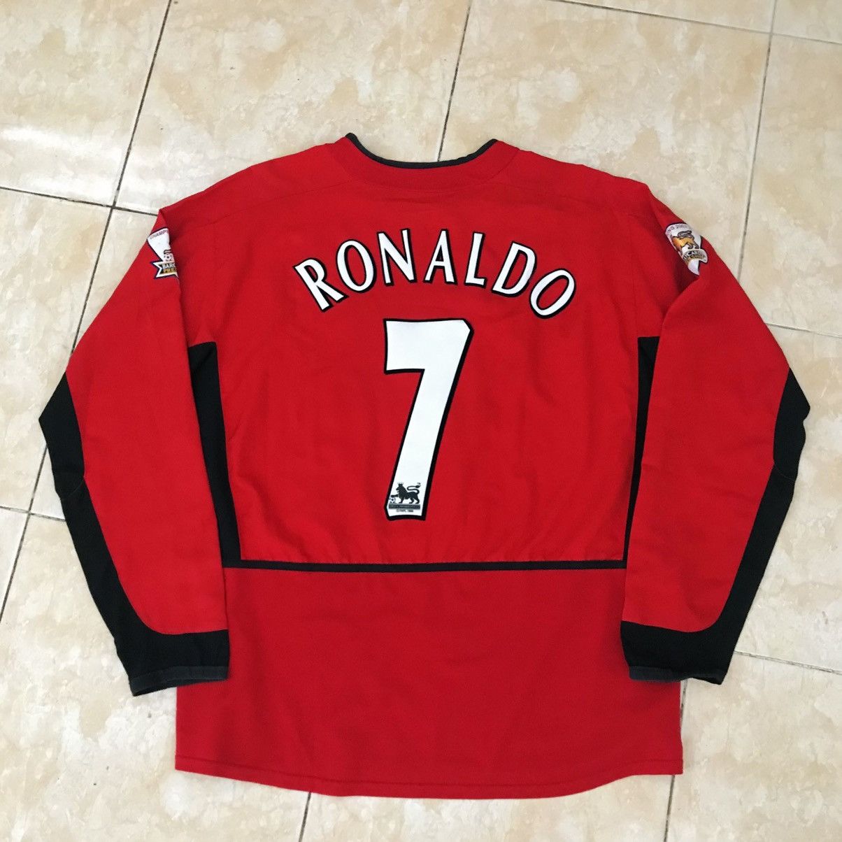 Nike × Vintage Original LS Manchester United 2002-2004 #7 C. Ronaldo Debut Size US XXL / EU 58 / 5 - 2 Thumbnail