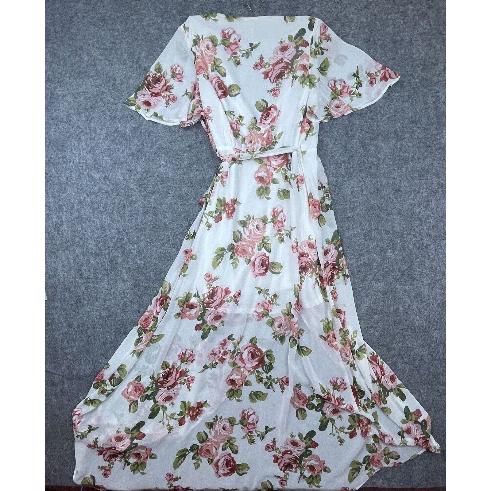 Show Me Your MuMu Show Me Your Mumu Dress L Maxi Boho Cottage Sheer Peasant Size L / US 10 / IT 46 - 2 Thumbnail