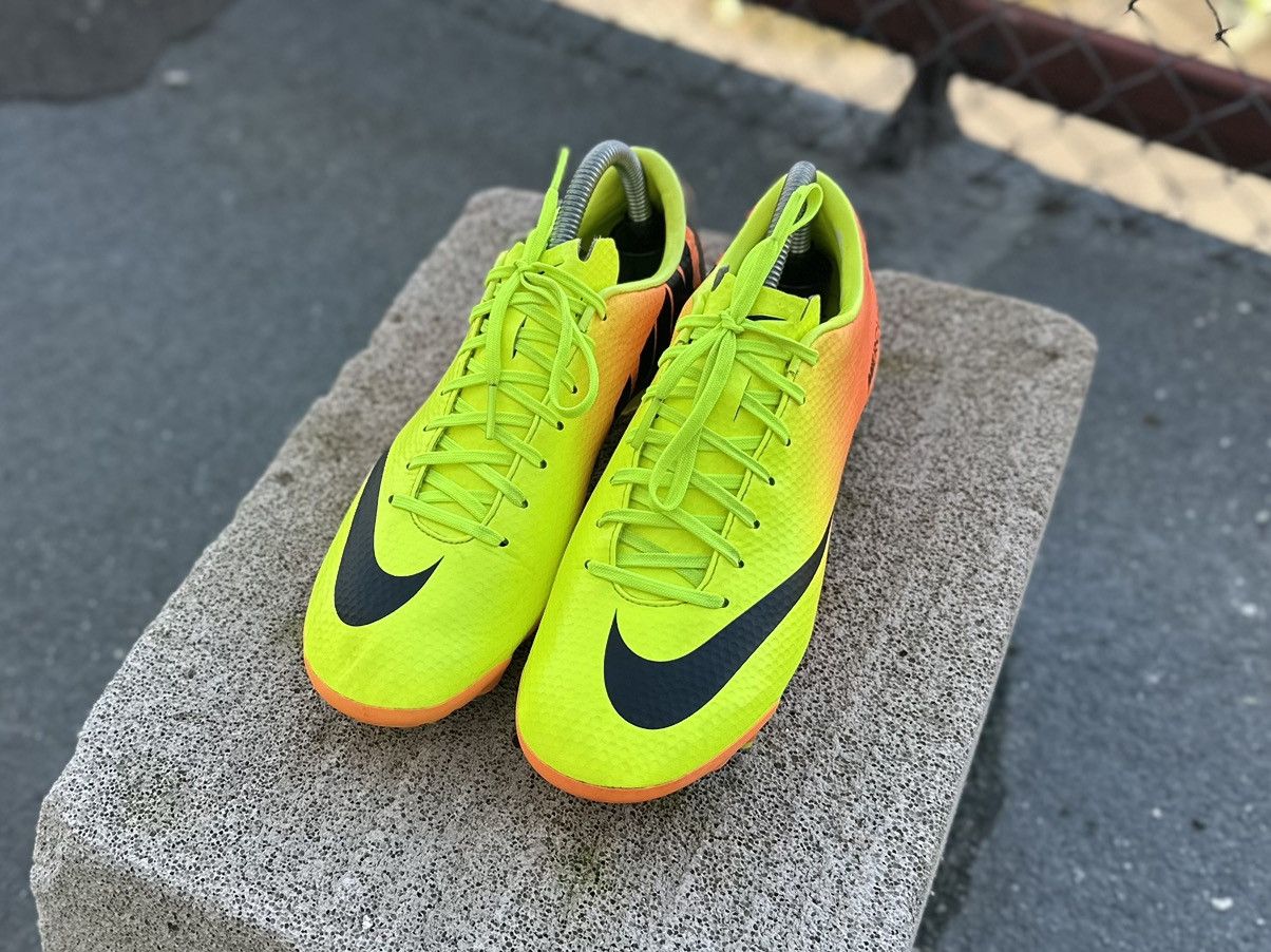 Nike 2013 NIKE MERCURIAL VELOCE SG PRO SOCCER BOOTS CLEATS US 7 Size US 7 / EU 40 - 4 Thumbnail