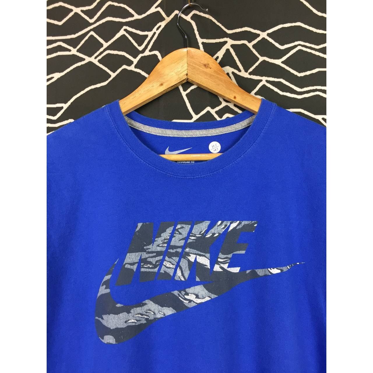 Nike Nike Camo Swoosh Big Logo Regular Fit Tee Size US M / EU 48-50 / 2 - 3 Thumbnail