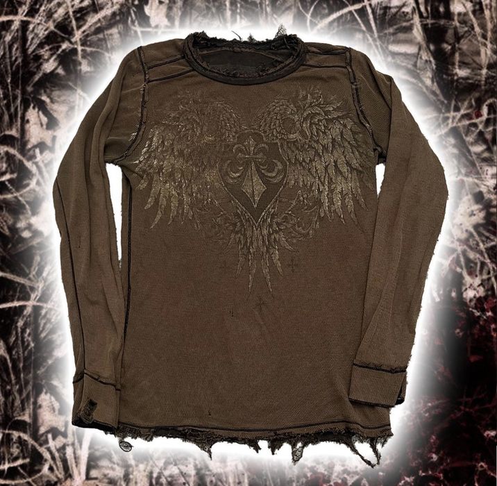 Affliction REVERSIBLE AFFLICTION THERMAL LONGSLEEVE | Grailed