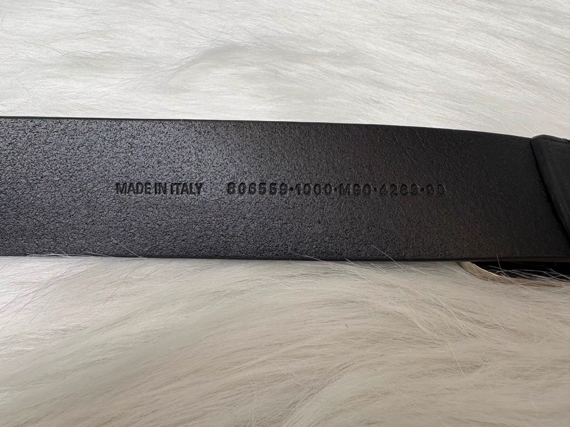 Balenciaga Balenciaga BB Logo Smooth Buckle Large Leather Belt K36 Size ONE SIZE - 3 Thumbnail