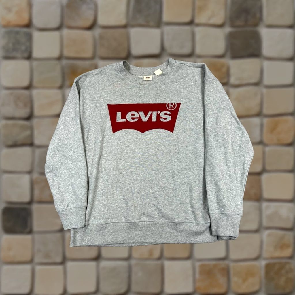 Levi's Levi's Sweatshirt Womens 1X Gray Cotton Blend Pullover Size XL / US 12-14 / IT 48-50 - 1 Thumbnail