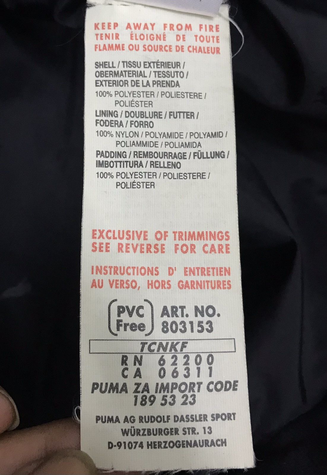Puma × Vintage Vintage Puma Jacket Size US L / EU 52-54 / 3 - 18 Thumbnail