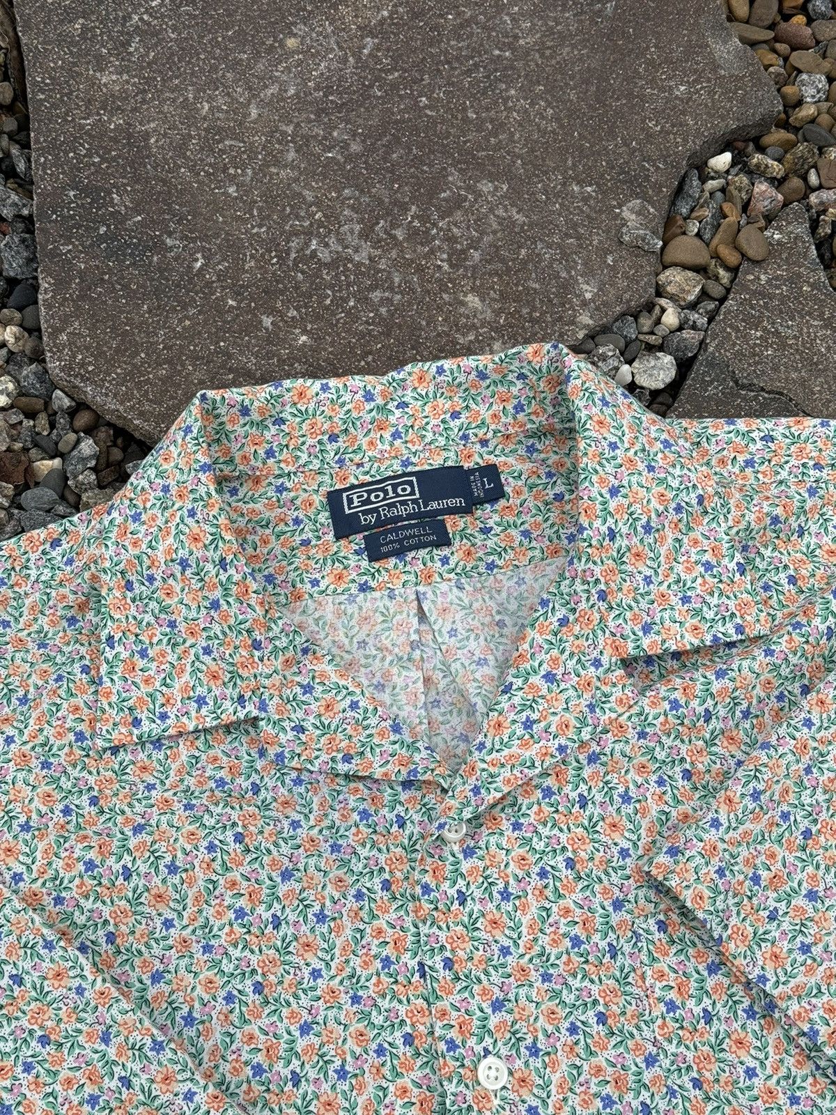Polo Ralph Lauren × Vintage 90’s Polo Ralph Lauren vintage caldwell shirt sleeve shirt Size US L / EU 52-54 / 3 - 7 Thumbnail